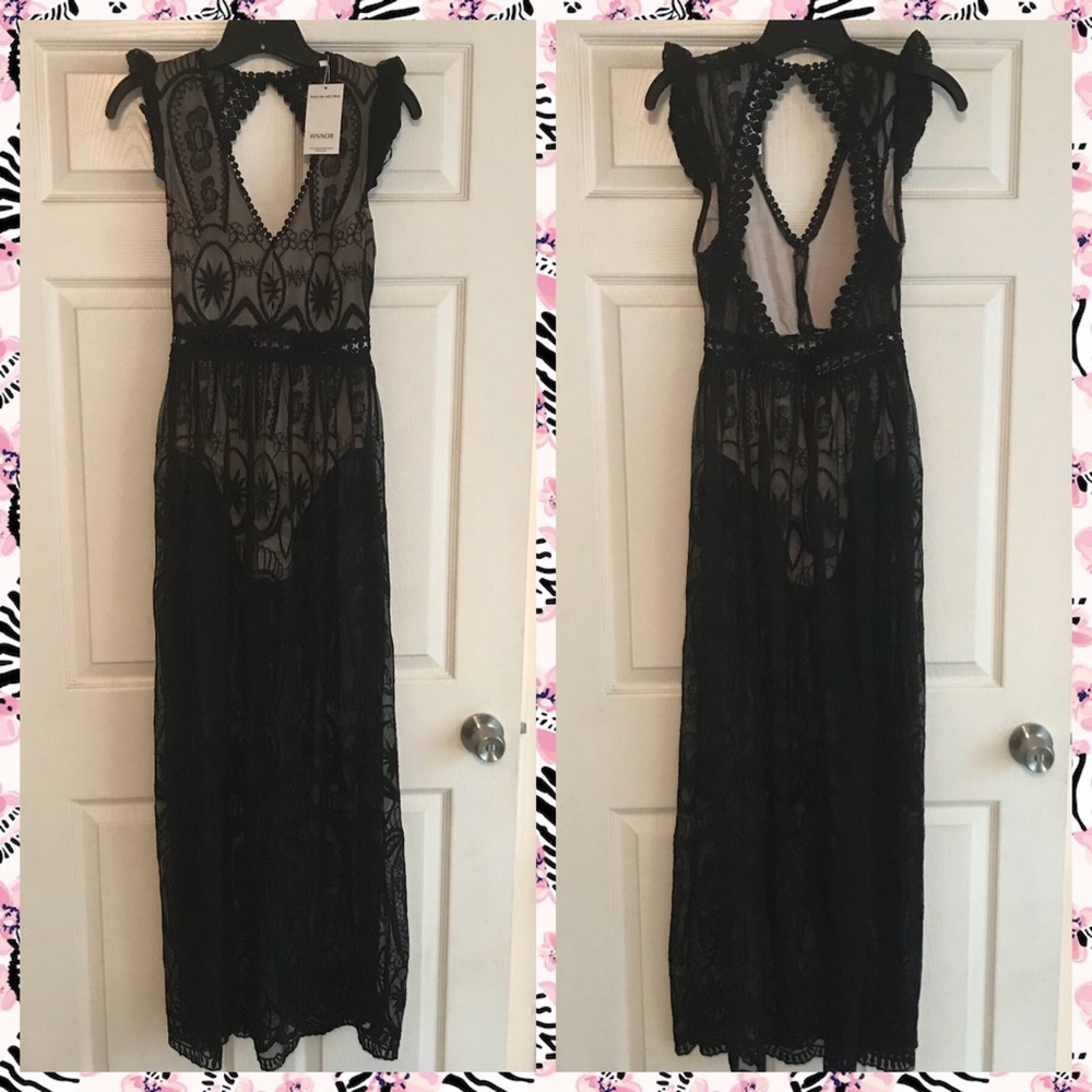 NWT Black Lace Dress
